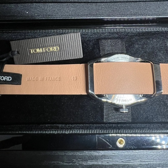 Tom Ford Men's 38mm N.002 White Dial Watch NWT - Picture 3 of 8
